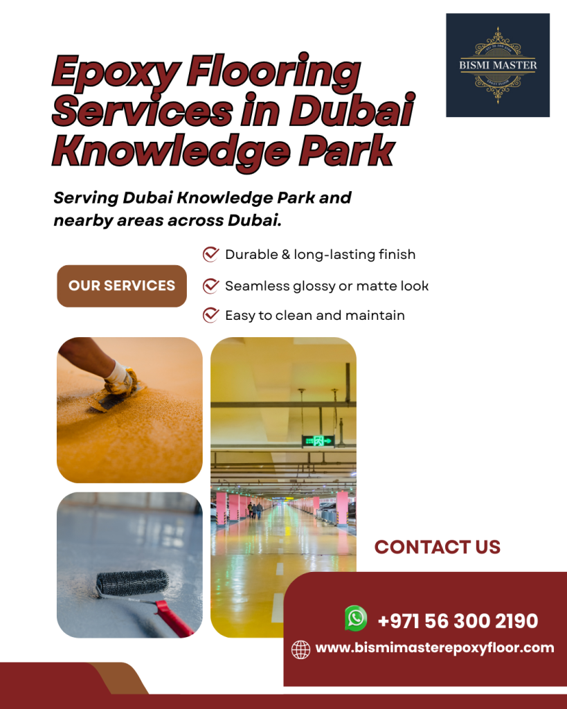 Epoxy Flooring Services in Dubai Knowledge Park
