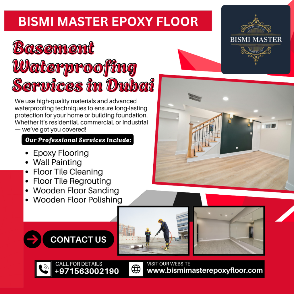 Basement Waterproofing Services in Dubai