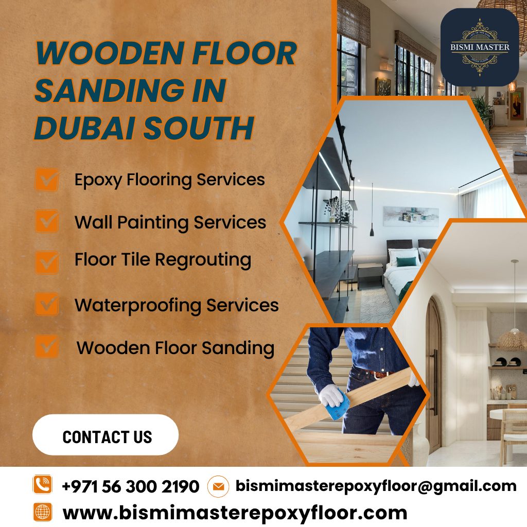 Wooden Floor Sanding in Dubai South